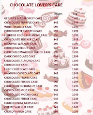 Gobaking Cake Zone menu 3