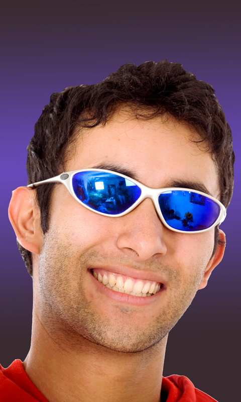 Android application Men Sunglasses Photo Editor screenshort