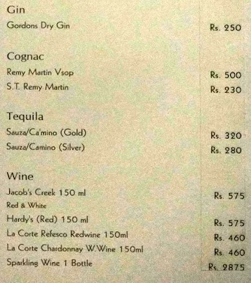 Salt & Pepper - The Central Court Hotel menu 