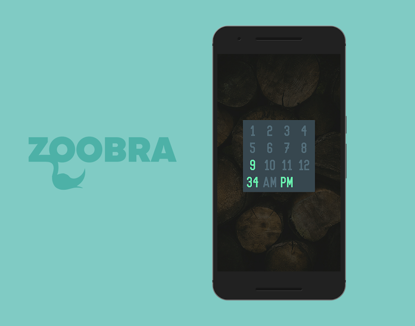 Zoobra Widgets Screen 1