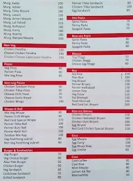 Red Card menu 1