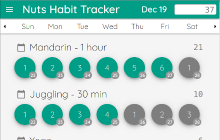 Nuts Habit Tracker small promo image