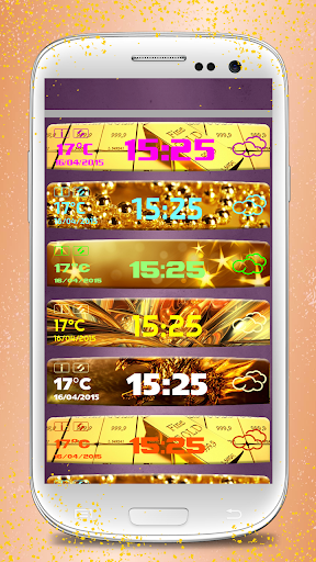 免費下載個人化APP|Gold Weather Clock Widget app開箱文|APP開箱王