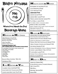 Bistro Nirvana menu 3