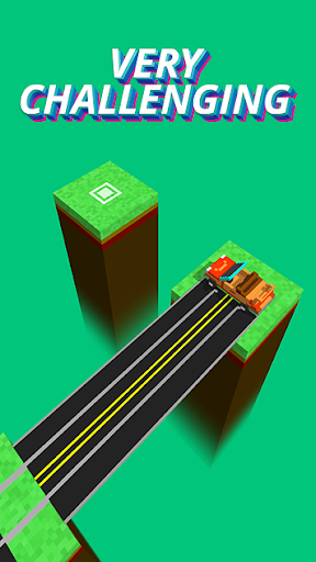 ZigZag Tap Tap Taxi - Blocky Road Taxi Games 2020