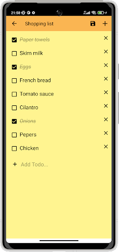 Screenshot Notes & Todo List