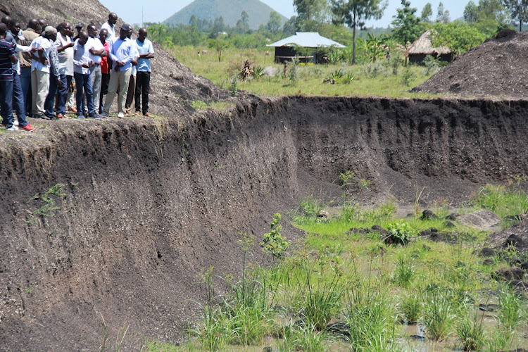 The Ogando water pan project in Suba North