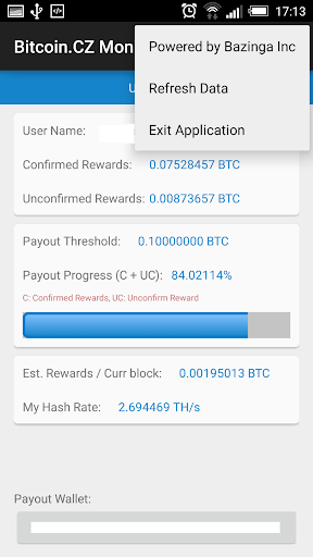 Bitcoin.CZ Pool Monitor