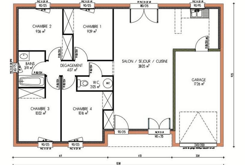  Vente Terrain + Maison - Terrain : 416m² - Maison : 87m² à Aigné (72650) 