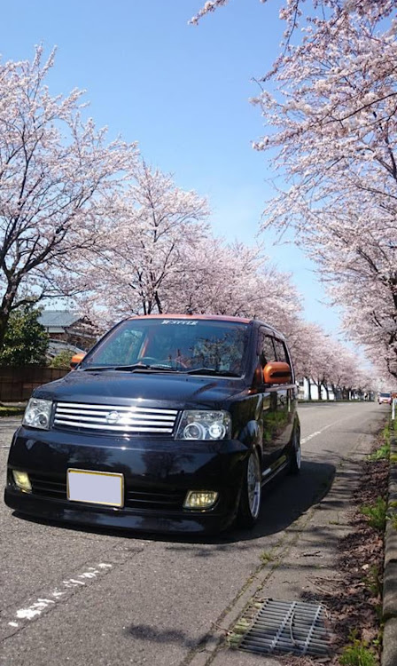 オッティの桜と愛車・桜とコラボ・桜に関するカスタム事例の投稿画像1枚目