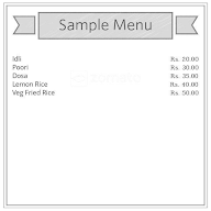 Siddhalingeshwara Tiffin Centre menu 1