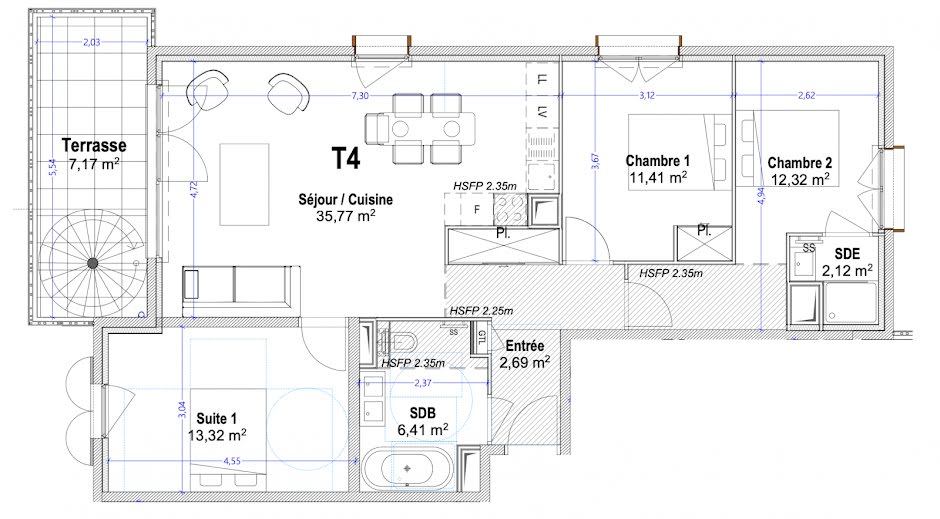 Vente appartement 4 pièces 84.07 m² à Antibes (06600), 887 500 €