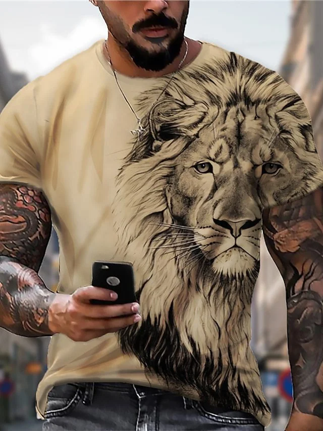 T-shirt homme col rond manches courtes. Confort et style au quotidien. Le vêtement parfait pour un look décontracté et polyvalent. Idéal.