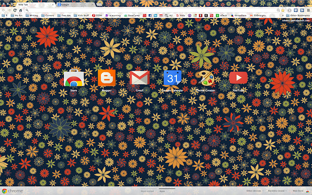 Flower Power chrome extension