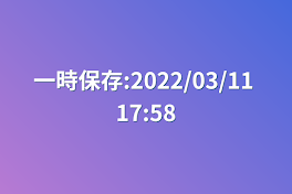 一時保存:2022/03/11 17:58