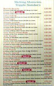 Burrito Ice Cream menu 7