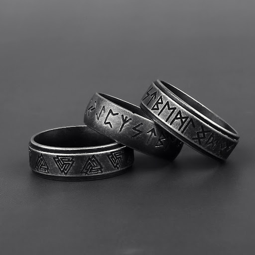 Title 1, Simple Titanium Steel Mens Fashion Ring, an al...