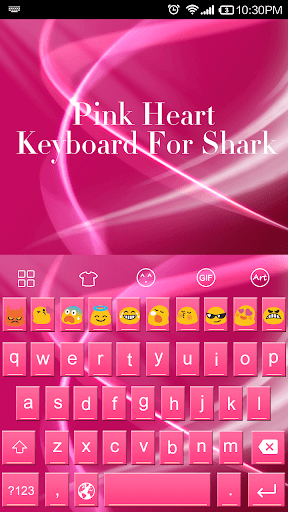 Emoji Keyboard-Pink Heart