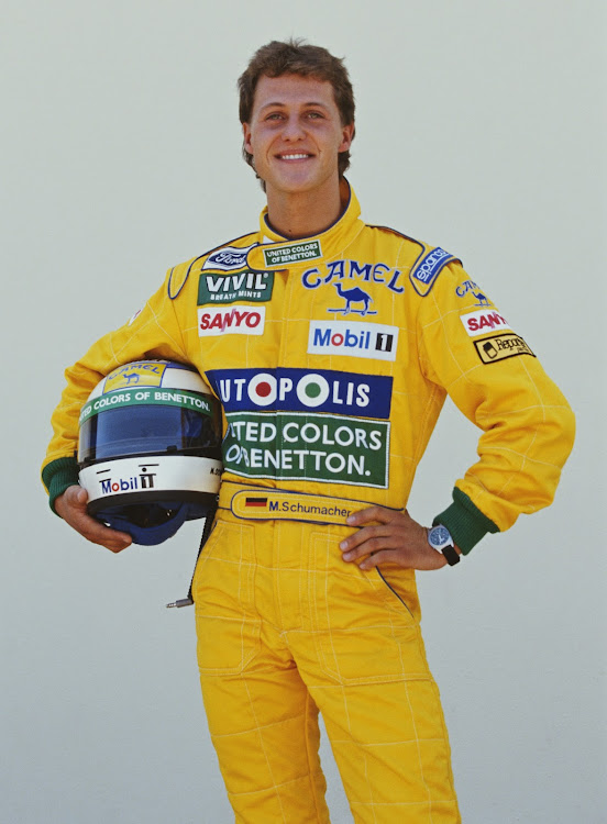 Michael Schumacher qualified third in the 1993 British Grand Prix. Picture: GETTY IMAGES