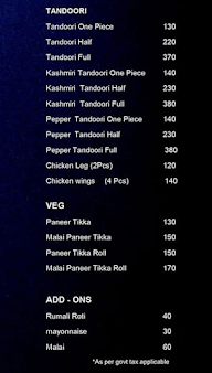 Simply Kebab menu 2