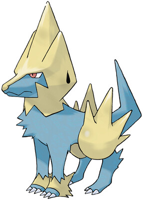 Manectric artwork by Ken Sugimori