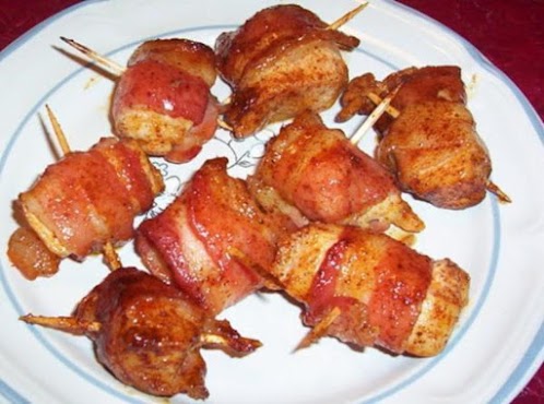 Sweet Chicken Bacon Wraps