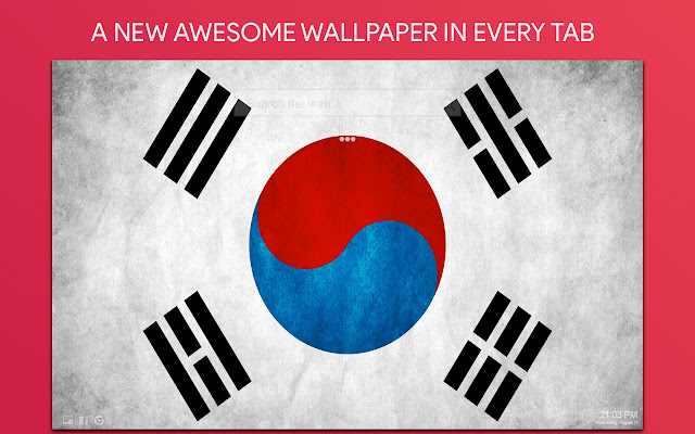 Korean Wallpaper HD Custom New Tab