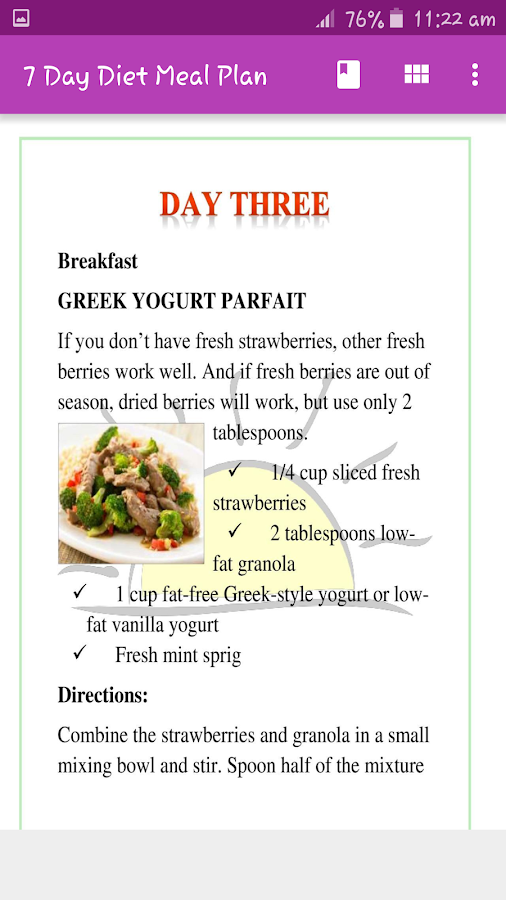 17 Day Diet Cycle 2 Meals