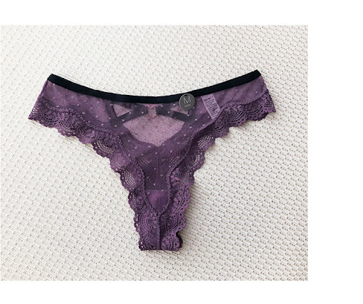 Title 1, Womens Lace Polka Dot Mesh Temptation Hip-lift...