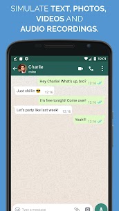 WhatsFake Pretend Fake Chats Mod Apk [Pro] 3