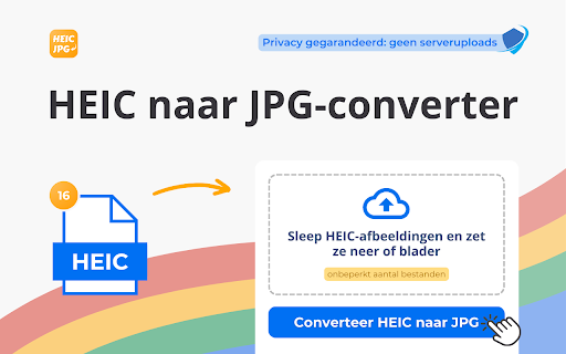 Converteer HEIC naar JPG