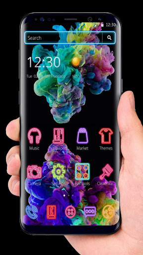 Fancy Color Splash Smoke Theme