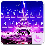 Cover Image of Tải xuống Night Eiffel Tower Keyboard Theme 6.6.5.2019 APK