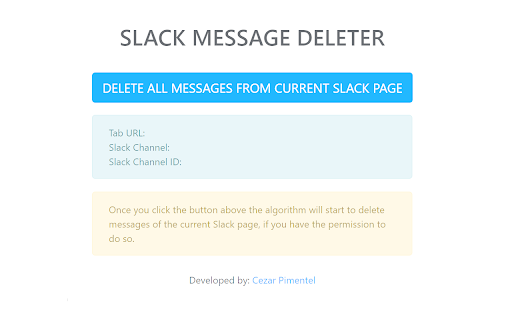 Slack Message Deleter