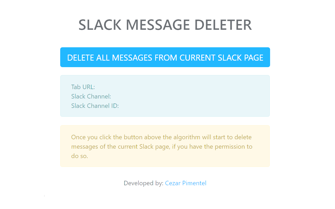 Slack Message Deleter Preview image 0