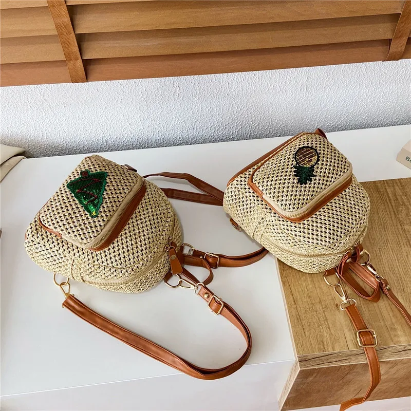 Title 6, Bolso de paja sencillo para mujer. Ideal para l...