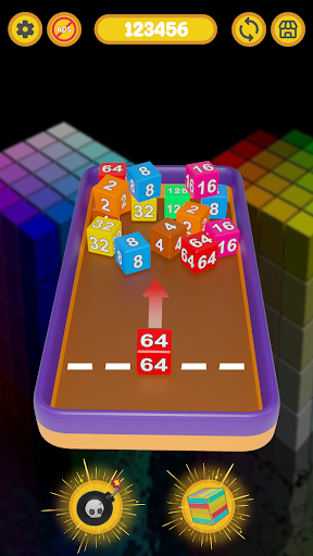 Screenshot Mega cube 2048 3d merge game