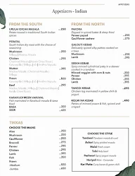 Quintessence - Hotel Raj Park Chennai menu 3