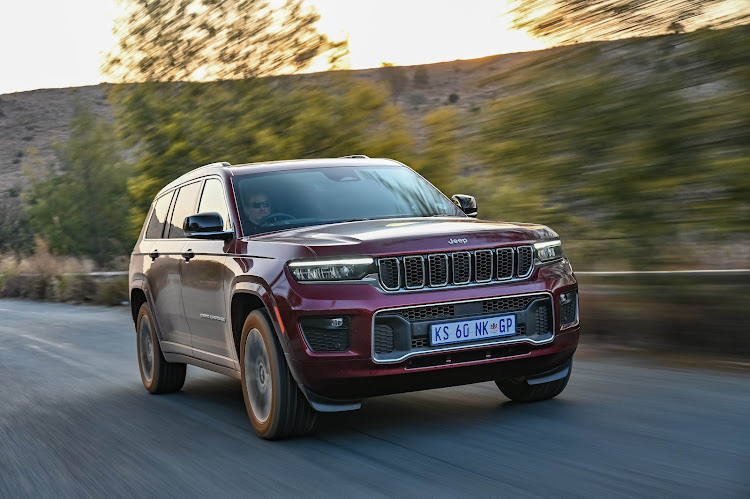 The new family-sized Grand Cherokee is available with six or seven seats. Picture: SUPPLIED