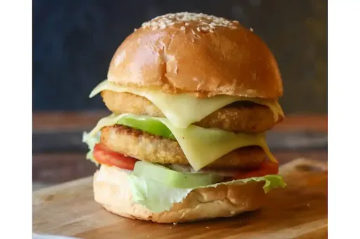 Paneer Double Down Veg Burger