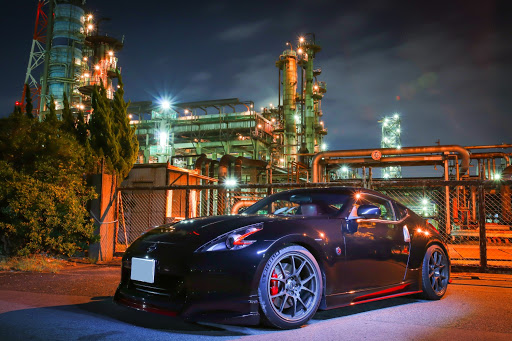 フェアレディz Z34の堺泉北臨海工業地帯 車真撮影 工場夜景と愛車 一眼レフ ピックアッ に関するカスタム メンテナンスの投稿画像 車のカスタム情報はcartune