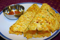 Rice Flour Carrot Roti