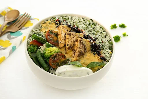 Baked Rosemary Paneer Cilantro Bowl