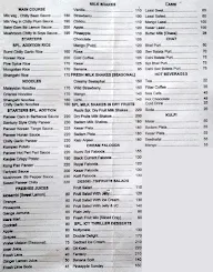 Ruchi Veg. Restaurant menu 6