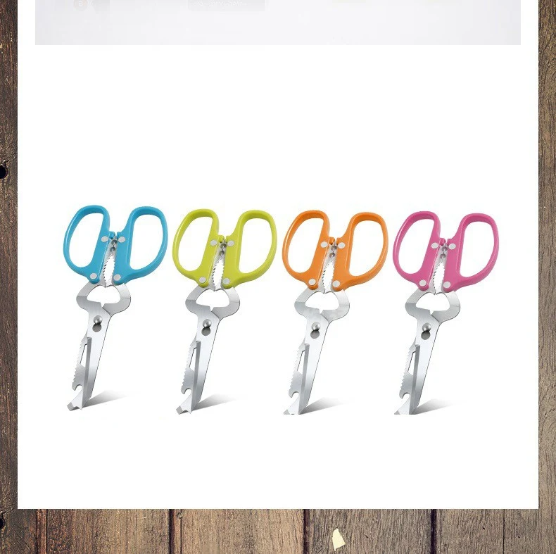 Abrebotellas nuez clip acero inoxidable tijeras todo en uno. Multifunción para abrir, recortar y cortar. Diseño elegante.