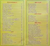 Balu's Classic Fast Food menu 1