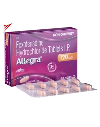 Allegra 120mg Tablet 10s