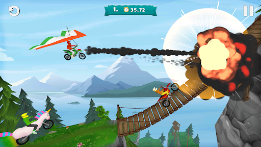 Screenshot Airborne Motocross Bike Racing