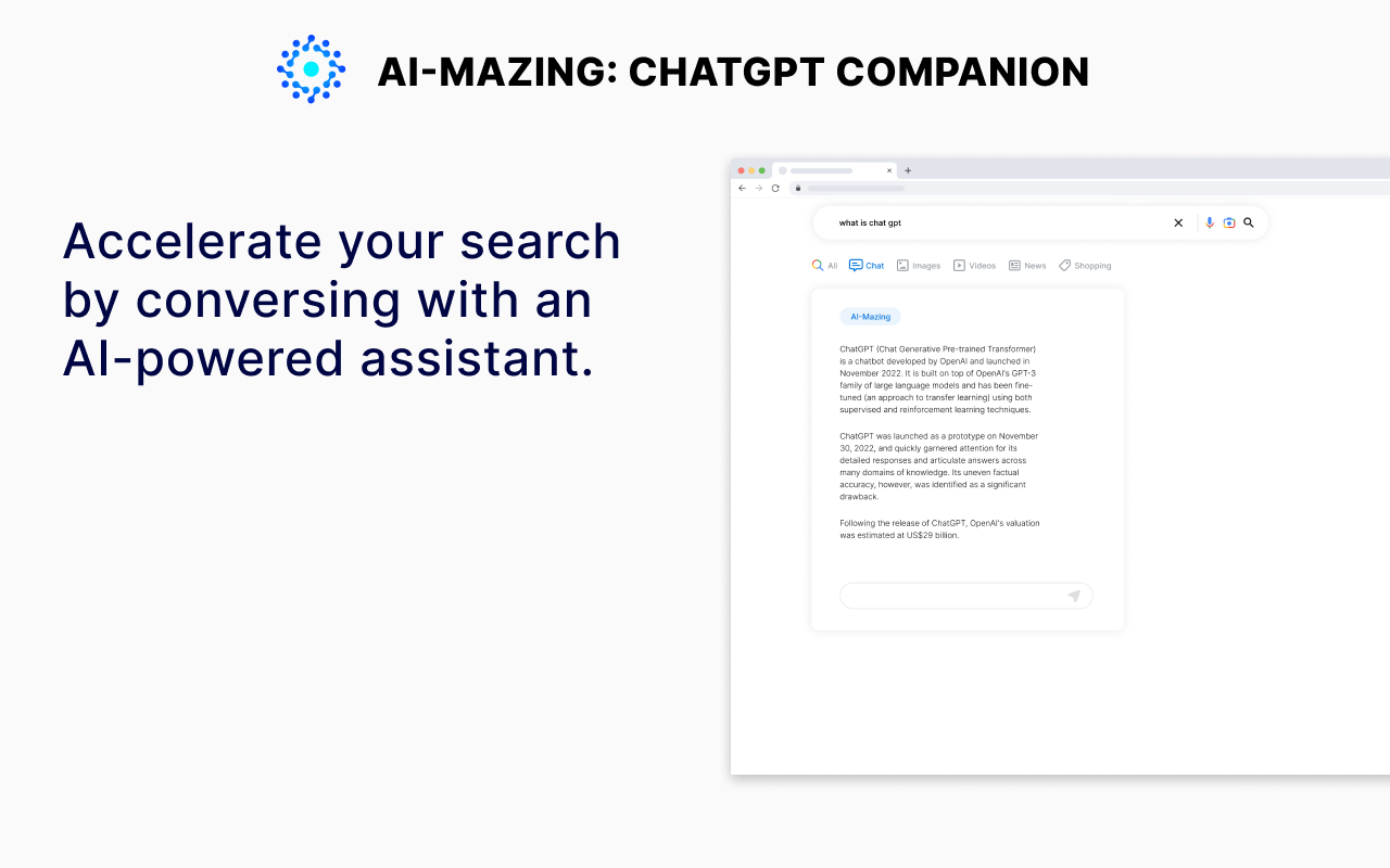 AI-Mazing: ChatGPT companion for Google Preview image 2