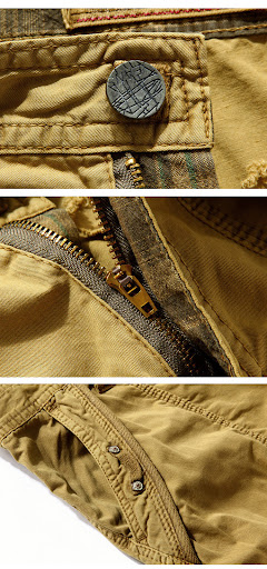Title 4, Mens Fashion Baggy Multi-pocket Overalls, Desi...